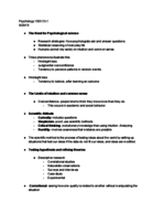 Introduction to psychology 