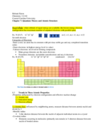 Chem 112, Week 3 Notes