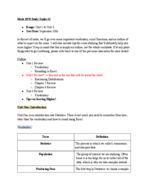 Math 1070 Test #1 Study Guide (9/10)