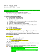 Earth's Natural Hazards Week 3
