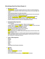 Microbiology (2440) Week One Notes