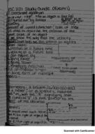 Exam 1 Study Guide