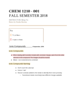 CHEM 1210 Week 3 Notes