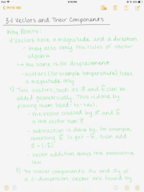 PHYS 180 Week 2 Notes