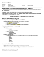 Composition 101 Week 1 Notes 8/23/18