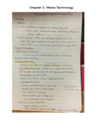Mass Comm Chapter 2 Media Technology Notes