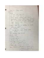 Study Guide- Test 1