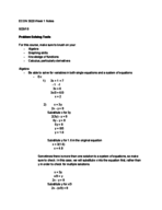 ECON 3020 Week 1 Notes