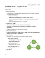 ECON222 Chapter 1-2 Lecture Notes