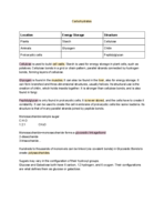 General Biology 1 Week 4 Carbohydrates notes