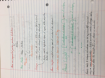 Chemistry Class Notes Week 2