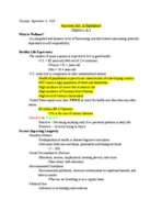 PFW 103 Lecture Notes - Week 2 - Ch. 1 & 2