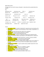 study guide 1 for stats