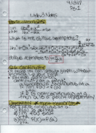 Calculus I, Week 3 Notes