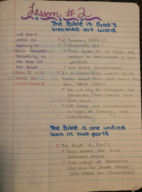 The Bible is God's Breathed Out Word, Week 2