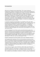 CS 1011 Unit 1 notes