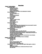 Study Guide 1
