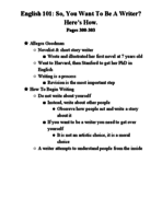So You Want To Be A Writer? Here's How.