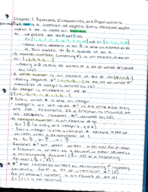 College Algebra 1105-007. Week 1 Notes