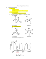 Organic Chemistry 1 week 4 notes