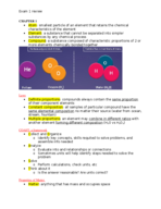 CHEM 1030 Exam 1 Notes