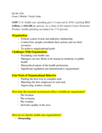 HLTH 3350 Module 1 Exam Study Guide 