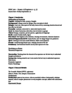 Psyc 101: Exam 1 Study Guide