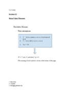 Mean Value Theorem Section 4.2__MATH 12 
