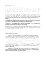 PSY2000 Week 1 Notes