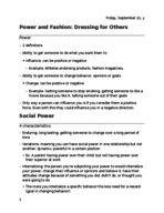 Sociology of Fashion Exam 1 Material