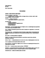BSL 460 Exam 1 study guide