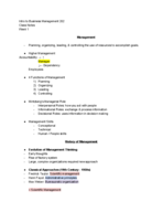Intro to Business Management 202