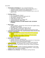 MIS 180 Appendix A class notes