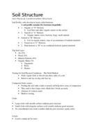 Soil Structure