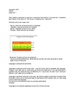 LIN 201 WEEK 1 NOTES