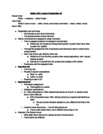 Anthropology 3AC Lecture 9 September 20