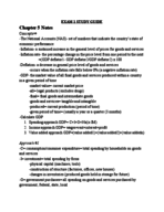 Exam 1 Study Guide (chapters 5 and 6 only)