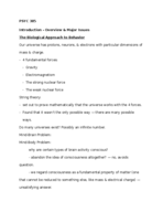 PSYC 385 Exam 1 Study Guide