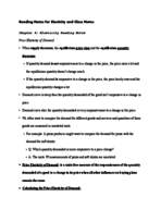 Elasticity Class Notes 