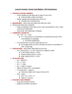 CHEM 1133 Study Guide Midterm 1