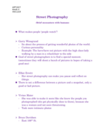 ART 1827 - Week 4 Class Notes