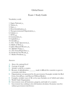 Exam 1 Study Guide