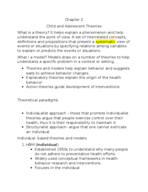Chapter 2 Theories in Child and adolescent health promotion
