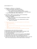 Beginning Chapter 5 Lecture Notes