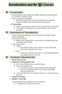 Chapter 4: Socialization and Life Courses