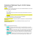 Psych (2100) Notes week 4