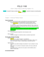 Exam 1 Study Guide