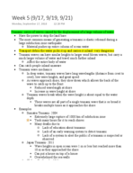 Week 5 notes