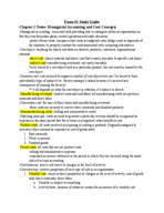 Accounting Exam #1 Study Guide