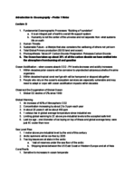 Prelim 1 Study Guide